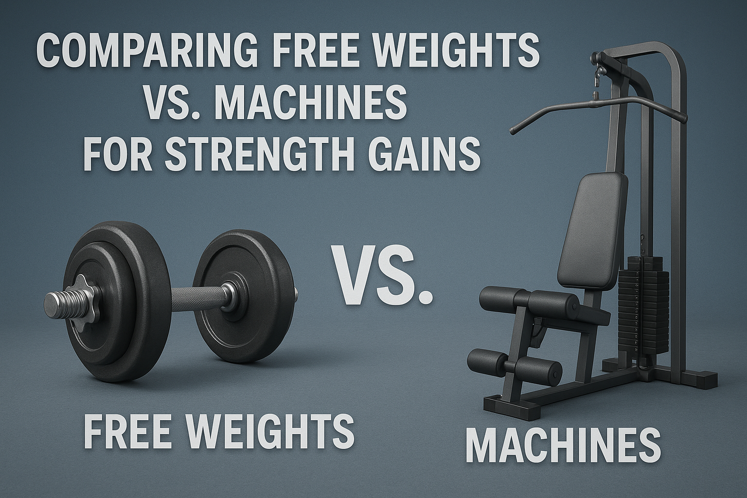 Comparing Free Weights vs. Machines for Strength Gains