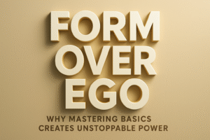 Form Over Ego: Why Mastering Basics Creates Unstoppable Power