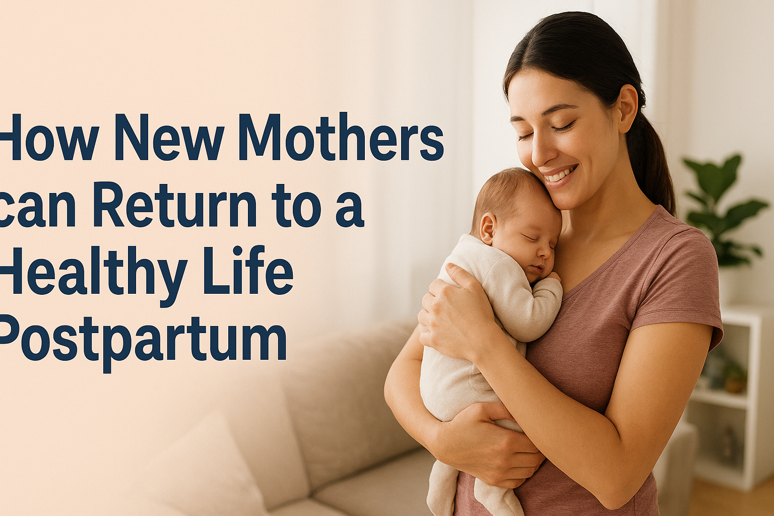 How New Mothers can Return to a Healthy Life Postpartum